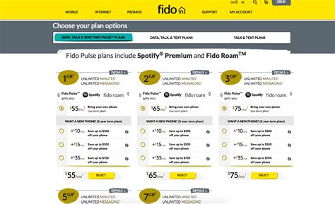 fido prepaid mobile plans.